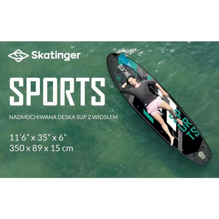 Deska Sup Skatinger Grey Sports 350x89x15 Yoga