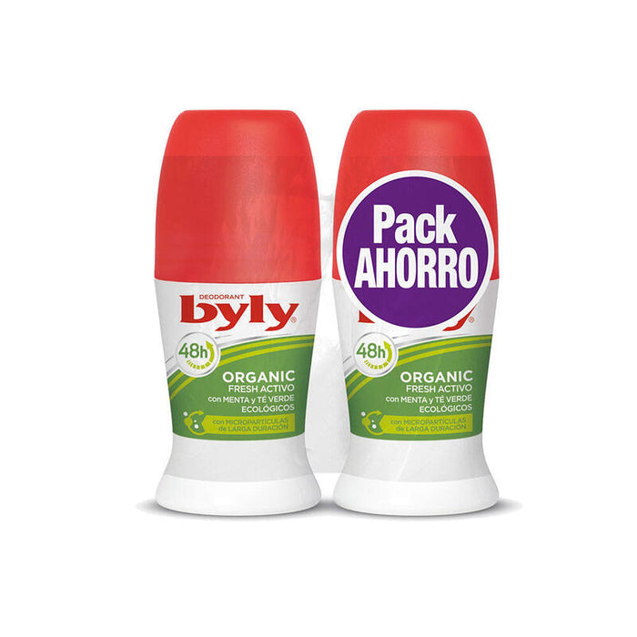 Desodorante Organic Extra Fresh Rollon 2 X 50 Ml