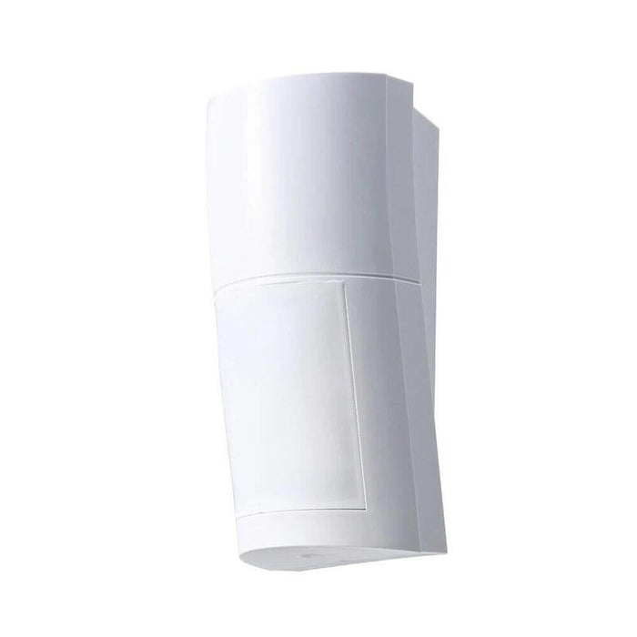 Detector Pir Doble Tecnología Para Exteriores Con Antimascotas 12m 120º Frecuencia Microondas 10.525 Ghz Autoalimentado Batería Cr123a, No Incluida