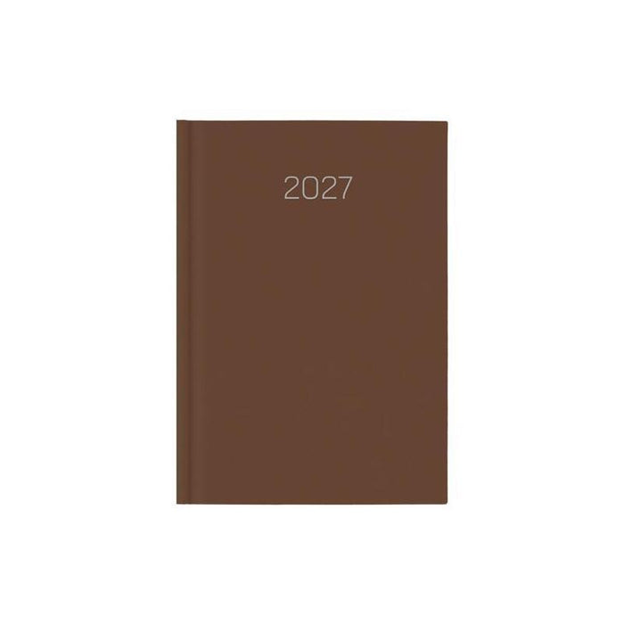 Deusto Agenda Anual D07 58-Premium 14.5x20.5cm Dp C28 Marrón 2027
