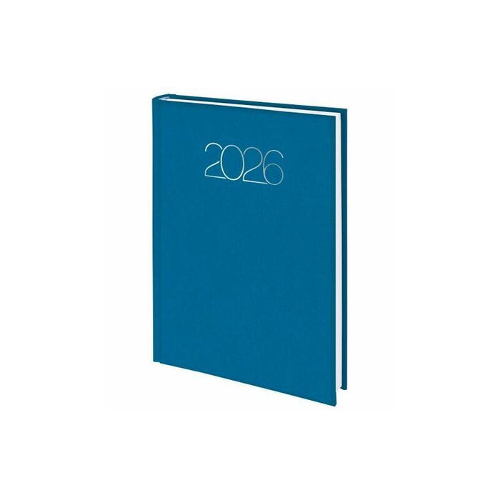 Deusto Dietario-D07 Base 58-Premium 14.5x20.5cm Dp 682-Azul Metal 2026