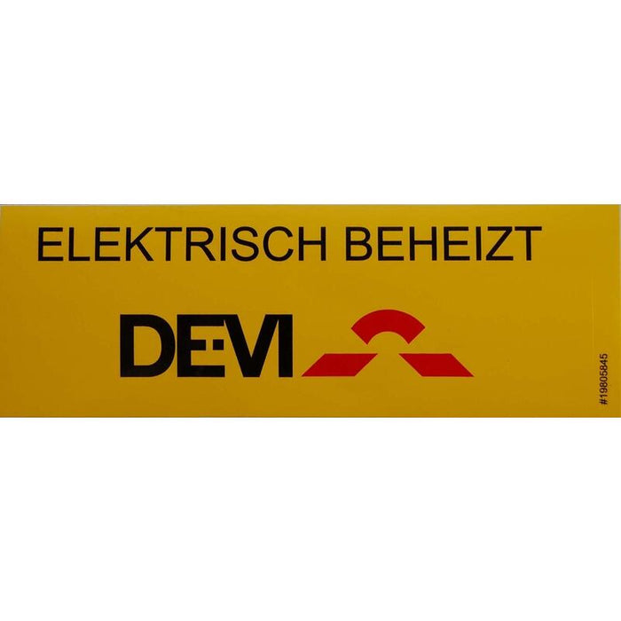 Devi 19-805845 Kennzeichnungsaufkleber -Eléctrico Beheizt-