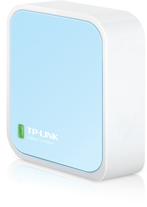 EAN 6935364071714 - TP-Link TL-WR802N router inalámbrico Ethernet rápido Banda única (2,4 GHz) Azul, Blanco imagen 1