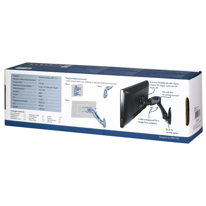 EAN 0872767008618 - ARCTIC W1-3D 81,3 cm (32") Pared Negro imagen 13