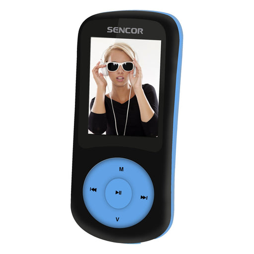 EAN 8590669134113 - Sencor SFP 5870 BBU reproductor MP3/MP4 Reproductor de MP3 8 GB Negro, Azul imagen 1
