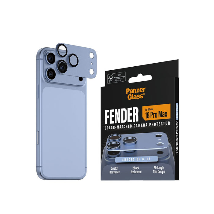 EAN 5715685043703 - PanzerGlass ® Fender Camera Lens Protector Shades of Blue iPhone 2026 Pro Max Protector de pantalla 1 pie imagen 6