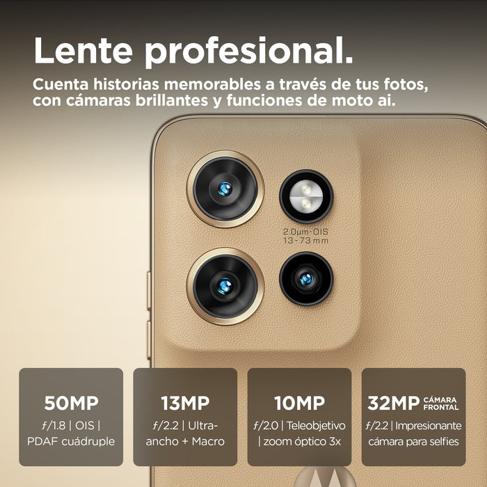 EAN 0840023268151 - Motorola edge 50 Neo 16,1 cm (6.36") SIM doble Android 14 5G USB Tipo C 12 GB 512 GB 4310 mAh Crema de co imagen 5