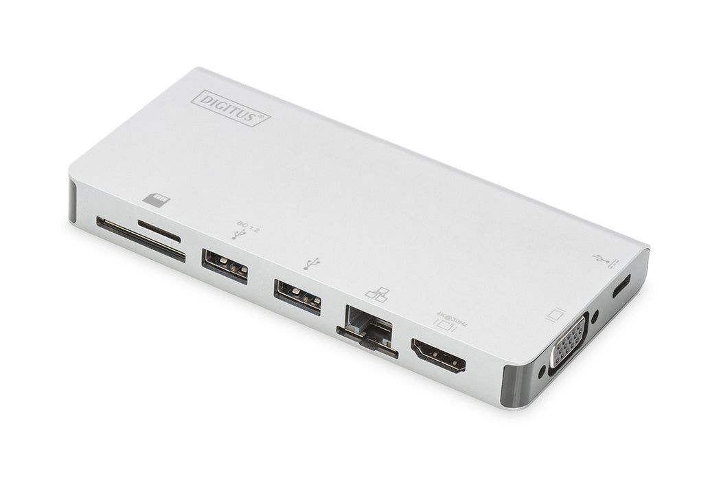 EAN 4016032450443 - Digitus DA-70866 base para portátil y replicador de puertos Alámbrico USB 3.2 Gen 2 (3.1 Gen 2) Type-C Pl imagen 1