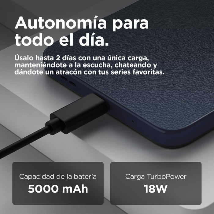 EAN 840493602134 - Motorola moto g05 16,9 cm (6.67") SIM doble Android 15 4G USB Tipo C 4 GB 128 GB 5200 mAh Azul imagen 10