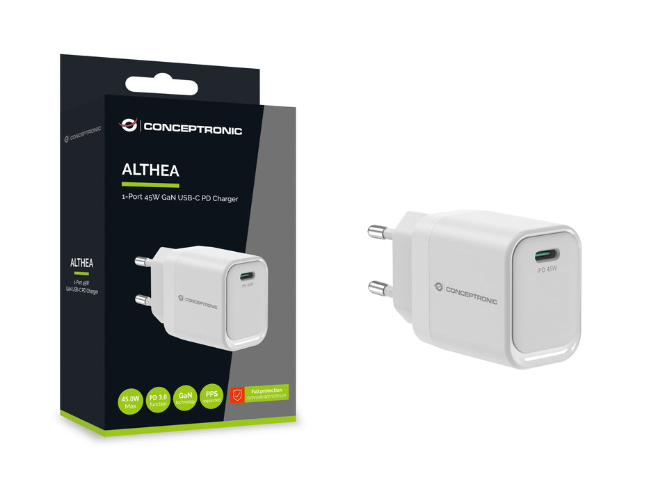 EAN 4015867243725 - Conceptronic ALTHEA19W45 cargador de dispositivo móvil Universal Blanco Corriente alterna Carga rápida In imagen 5
