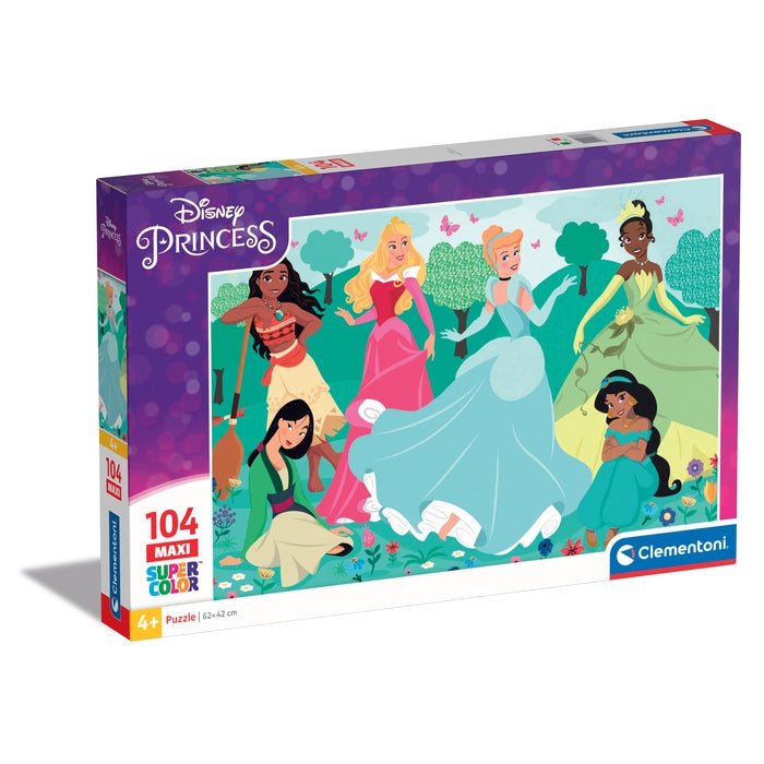 EAN 8005125237678 - Clementoni Supercolor Disney Princess Puzzle rompecabezas 104 pieza(s) Dibujos imagen 1
