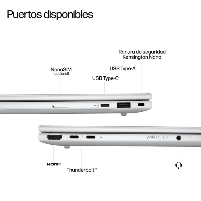 EAN 0821844605554 - HP EliteBook 8 G1i 14 inch Notebook Next Gen AI PC Wolf Pro Security Edition Copilot+ PC Intel Core Ultra imagen 3