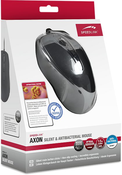 EAN 4027301305739 - SPEEDLINK AXON ratón Oficina mano derecha USB tipo A Óptico 2400 DPI imagen 3