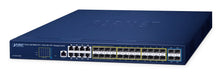 EAN 4711605280334 - PLANET GS-5220-16S8CR switch Gestionado L2+ Gigabit Ethernet (10/100/1000) 1U Azul imagen 1