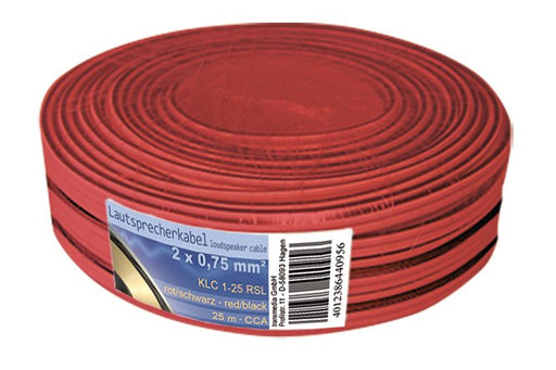 EAN 4012386440956 - Transmedia KLC 1-25 RSL cable de audio 25 m Negro, Rojo imagen 2