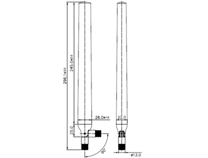 EAN 4043619889914 - DeLOCK 88991 antena para red Antena omnidireccional RP-SMA 9 dBi imagen 3