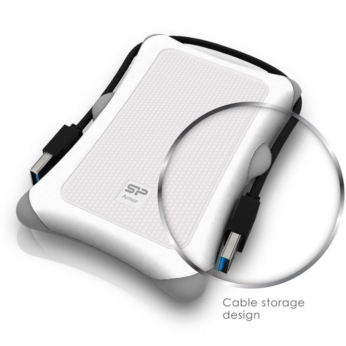 EAN 4712702631227 - Silicon Power Armor A30 disco duro externo 1 TB 2.5" USB tipo A 3.2 Gen 1 (3.1 Gen 1) Blanco imagen 3