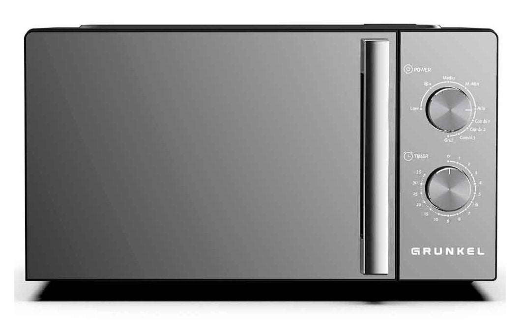 EAN 8426156018768 - Grunkel MWG-20ESPEJO microondas Acero inoxidable, Negro Microondas con grill Encimera 20 L 700 W imagen 2