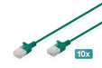 EAN 4016032507796 - Digitus DK-1618-050S-G-10 cable de red Cat6 U/UTP (UTP) imagen 1