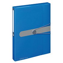 EAN 4008110433011 - Herlitz 11206125 carpeta Polipropileno (PP) Azul A4 imagen 2