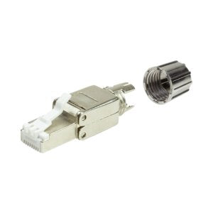EAN 4052792048063 - LogiLink MP0080 - CAT.8.1 feldkonfektionierbarer RJ45 Stecker Gris, Acero inoxidable imagen 4