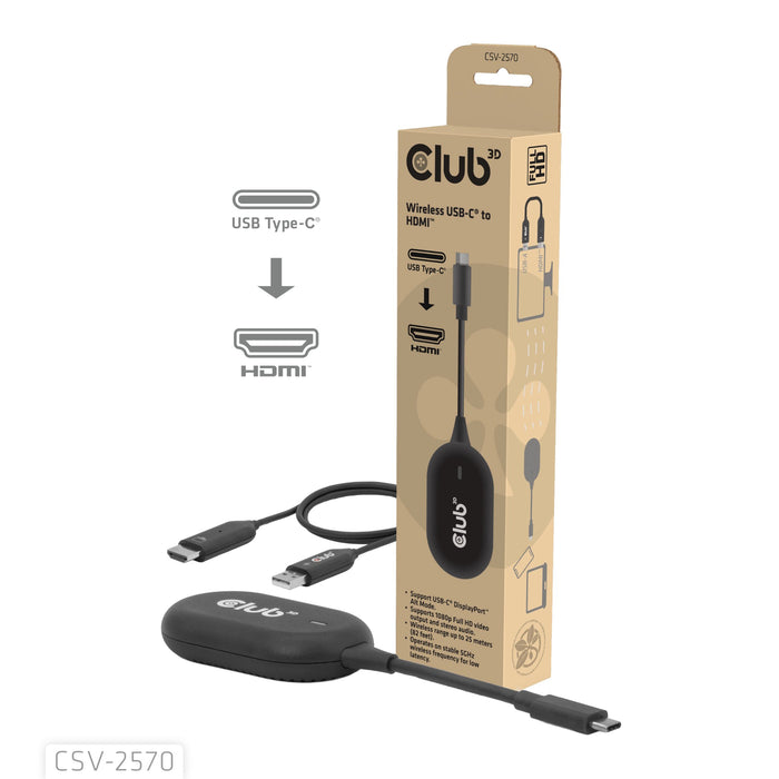 EAN 8719214473631 - CLUB3D CSV-2570 extensor audio/video Transmisor y receptor de señales AV Negro imagen 3
