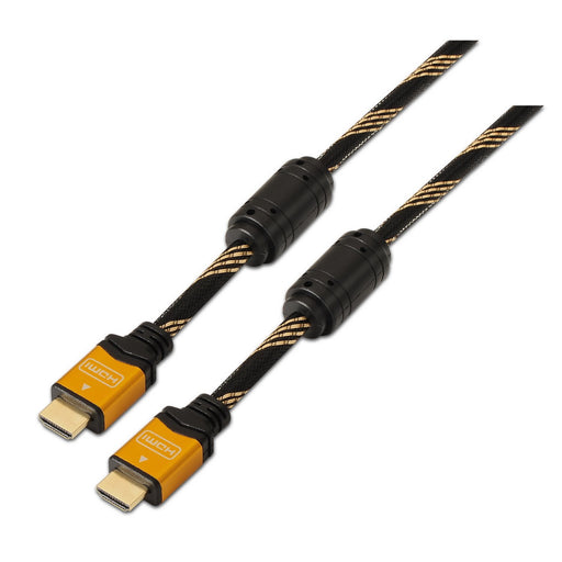 EAN 8436574701104 - AISENS A119-0111 cable HDMI 1,8 m HDMI tipo A (Estándar) Negro, Naranja imagen 1