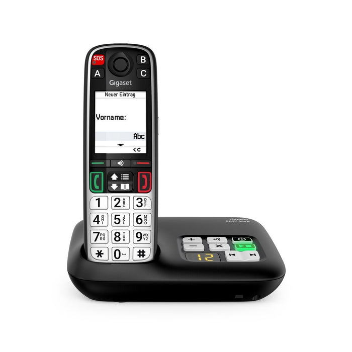 EAN 4255781906775 - Gigaset EASY 500A Teléfono DECT/analógico Identificador de llamadas Negro, Plata imagen 9