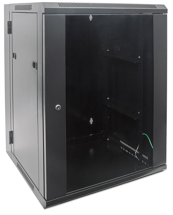 EAN 766623712019 - Intellinet 712019 armario rack 15U Bastidor de pared Negro imagen 2