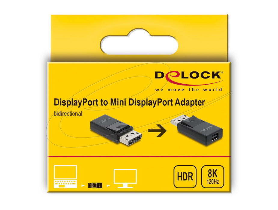 EAN 4043619610747 - DeLOCK 61074 cambiador de género para cable mini DisplayPort DisplayPort Negro imagen 3