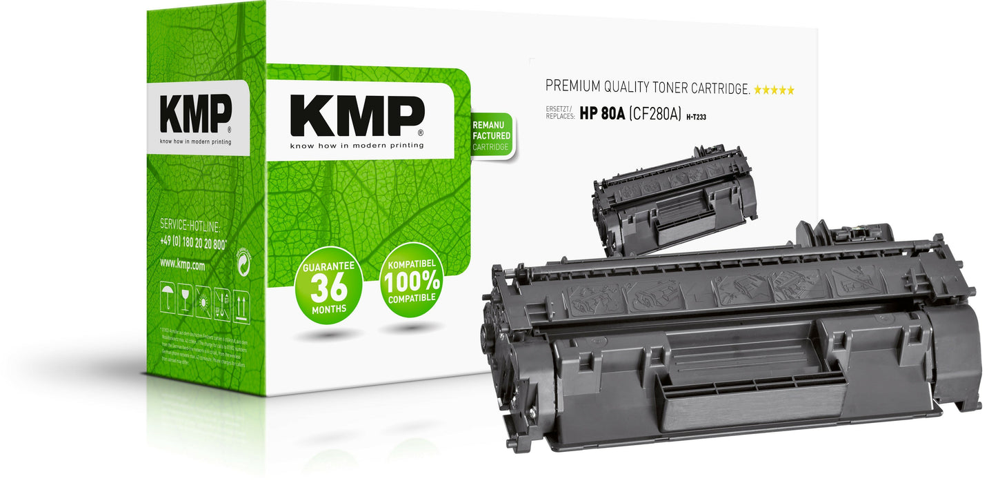 EAN 4011324124552 - KMP H-T233 cartucho de tóner 1 pieza(s) Negro imagen 1