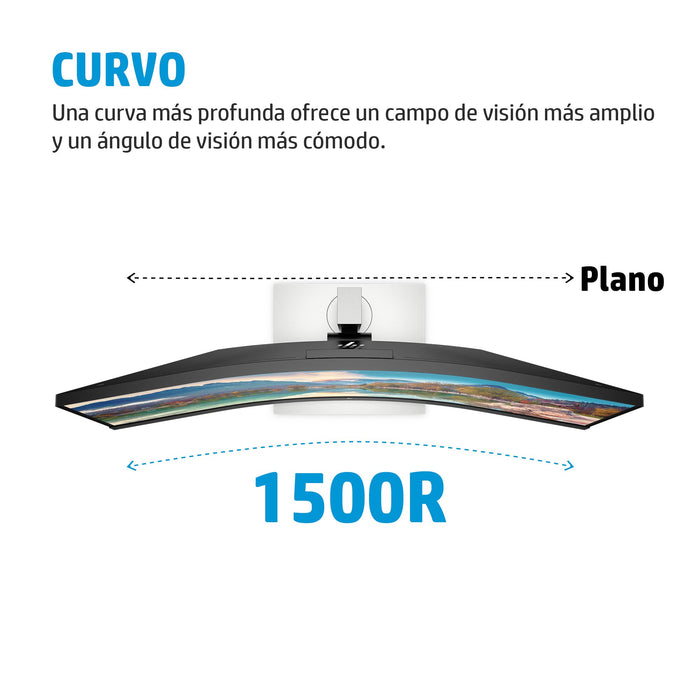 EAN 5715063342978 - HP E-Series E34m G4 WQHD Curved USB-C Conferencing Monitor pantalla para PC 86,4 cm (34") 3440 x 1440 Pix imagen 8