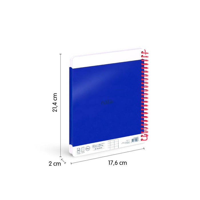 EAN 8411574109983 - Milan 57053E80B cuaderno y block A5 80 hojas Azul imagen 2