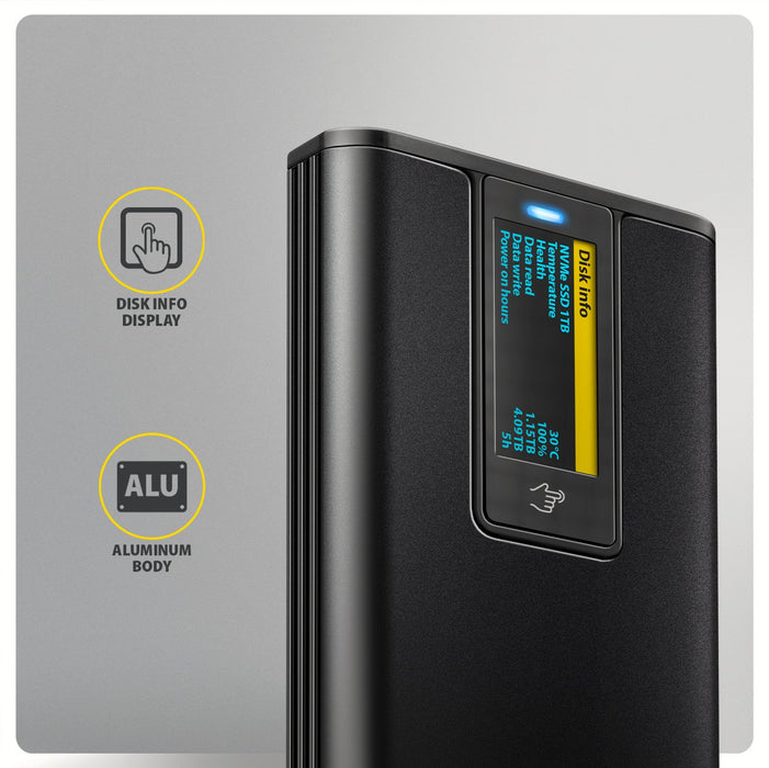 EAN 8595247909848 - Axagon EEM2-SD2B caja para disco duro externo Caja externa para unidad de estado sólido (SSD) Negro M.2 imagen 3