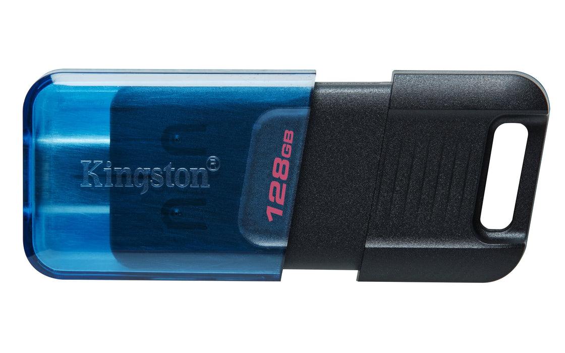 EAN 0740617330601 - Kingston Technology DataTraveler 80 M unidad flash USB 128 GB USB Tipo C 3.2 Gen 1 (3.1 Gen 1) Negro, Azu imagen 1