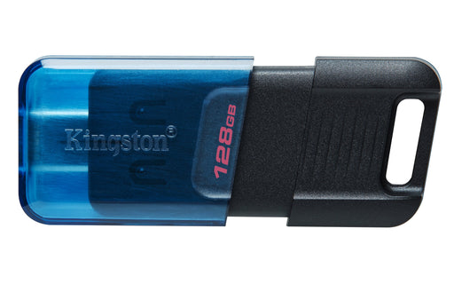 EAN 0740617330601 - Kingston Technology DataTraveler 80 M unidad flash USB 128 GB USB Tipo C 3.2 Gen 1 (3.1 Gen 1) Negro, Azu imagen 1