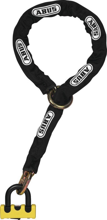 EAN 4003318582417 - ABUS 58241 candado para bicicleta Negro, Amarillo 1200 mm Candado con cadena imagen 1