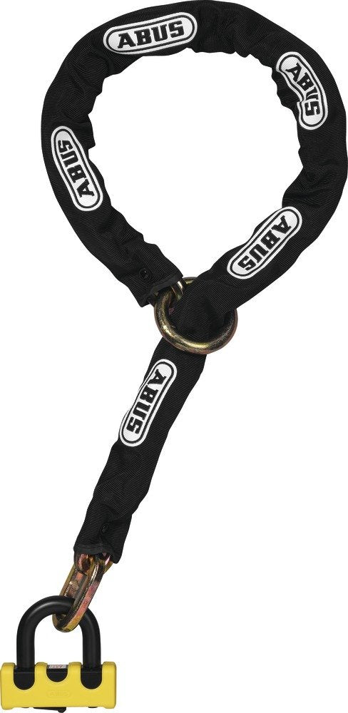 EAN 4003318582417 - ABUS 58241 candado para bicicleta Negro, Amarillo 1200 mm Candado con cadena imagen 1