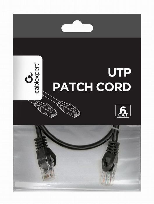 EAN 8716309093347 - Gembird PP6U-0.5M cable de red Negro 0,5 m Cat6 U/UTP (UTP) imagen 2