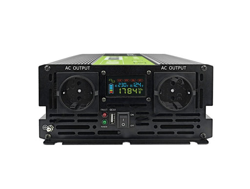EAN 5904326374560 - Green Cell Przetwornica napicia PowerInverter LCD 12 V 2000W/40000W Przetwornica samochodowa z wywietlacz imagen 2