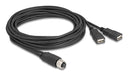 EAN 4043619606511 - DeLOCK 60651 cable para sensor y actuador 3 m M12 2 x USB Type-A Negro imagen 1