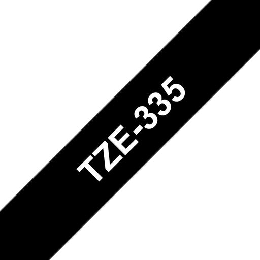 EAN 4977766685733 - Brother TZE-335 cinta para impresora de etiquetas Blanco sobre negro TZ imagen 1