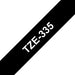 EAN 4977766685733 - Brother TZE-335 cinta para impresora de etiquetas Blanco sobre negro TZ imagen 1
