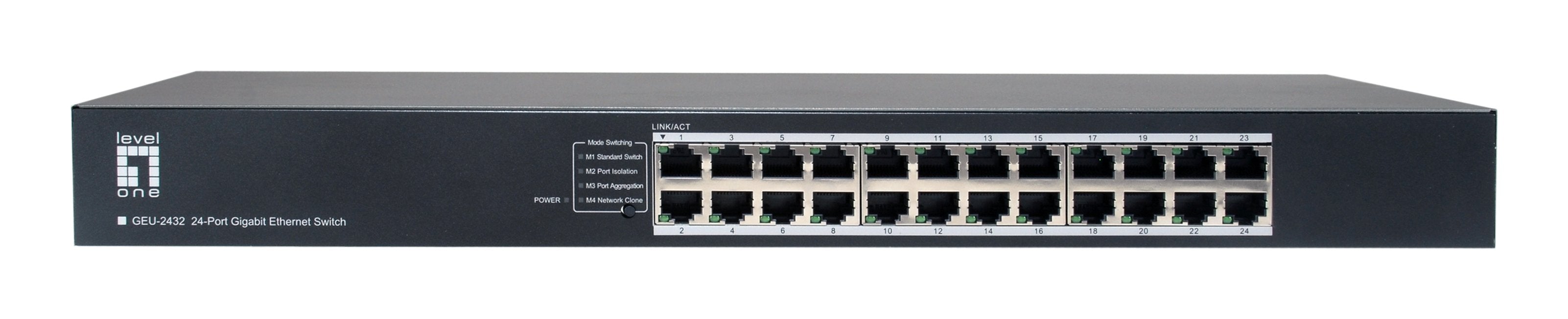 EAN 4015867241264 - LevelOne GEU-2432 No administrado Gigabit Ethernet (10/100/1000) 1U Gris imagen 1