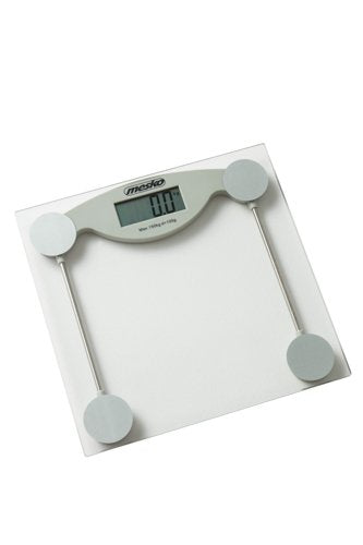 EAN 5908256832381 - Mesko Home MS 8137 báscula de baño Rectángulo Transparente, Blanco Báscula personal electrónica imagen 1
