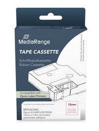 EAN 4260664877066 - MediaRange MRDY45015 cinta para impresora de etiquetas Rojo sobre blanco D1 imagen 2