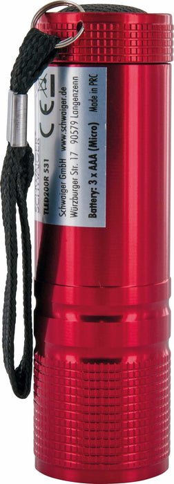 EAN 4004005022650 - Schwaiger TLED200R 531 Rojo Linterna de mano COB LED imagen 8