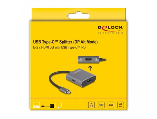 EAN 4043619878055 - DeLOCK 87805 divisor de video 2x HDMI imagen 2