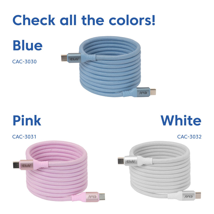EAN 8719214473594 - CLUB3D CAC-3030 cable USB 2 m USB C Azul imagen 4