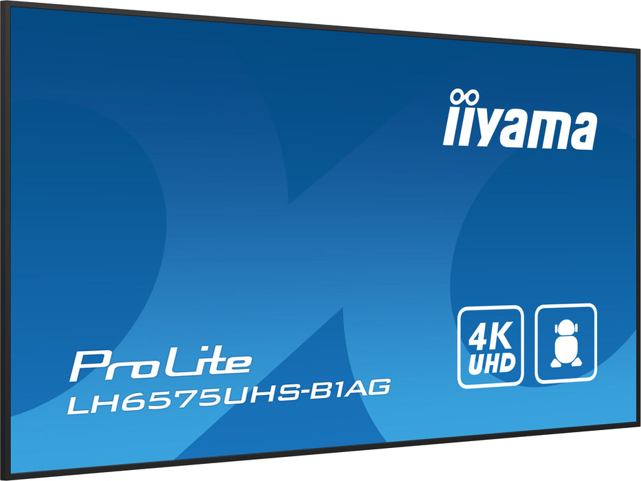 EAN 4948570123476 - iiyama ProLite Pantalla plana para señalización digital 163,8 cm (64.5") LCD Wifi 500 cd / m² 4K Ultra HD imagen 6